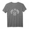 Eicheninsel Templerritter Schild und Cross Vintage Schatz T-Shirt – Geschenk für Schatzsucher, Templer- und Piratenfans, Nova Scotia Abenteuer