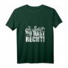 Damen Ja Schatz Du Hast Recht Lustiges Spruch Partner T-Shirt mit V-Ausschnitt – Perfekt für Paare, Geburtstags-, Muttertags- & Hochzeitstagsgeschenke