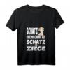 Schatzi eine Mischung aus Schatz und Ziege T-Shirt mit V-Ausschnitt – Perfektes Geschenk für Ziegenliebhaber, Geburtstags- und Weihnachtsgeschenk für Tierfans