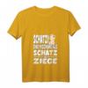 Schatzi eine Mischung aus Schatz und Ziege T-Shirt mit V-Ausschnitt – Perfektes Geschenk für Ziegenliebhaber, Geburtstags- und Weihnachtsgeschenk für Tierfans