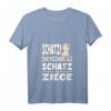 Schatzi eine Mischung aus Schatz und Ziege T-Shirt mit V-Ausschnitt – Perfektes Geschenk für Ziegenliebhaber, Geburtstags- und Weihnachtsgeschenk für Tierfans