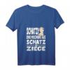 Schatzi eine Mischung aus Schatz und Ziege T-Shirt mit V-Ausschnitt – Perfektes Geschenk für Ziegenliebhaber, Geburtstags- und Weihnachtsgeschenk für Tierfans