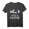 Faultier Schlafshirt mit Wolke - Offizielles lustiges Faultier Pyjama für Kinder und Erwachsene, bequemes Nachtshirt für süße Träume