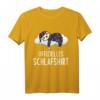 Faultier Schlafshirt mit Wolke - Offizielles lustiges Faultier Pyjama für Kinder und Erwachsene, bequemes Nachtshirt für süße Träume