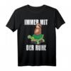 Faultier Reitet Schildkröte T-Shirt - Lustiges Entspannungs-Motiv für Relax, Chillen und Schlafen