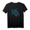 Ozean Tauchen T-Shirt mit Tribal Schildkröte – Perfektes Geschenk für Taucher, Apnoe- und Scuba-Diver, Männer, Frauen & Kinder
