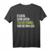 Essen Schlafen Tischtennis Wiederholen T-Shirt – Lustiges Geschenk für Tischtennisfans zu Geburtstag & Weihnachten