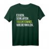 Essen Schlafen Tischtennis Wiederholen T-Shirt – Lustiges Geschenk für Tischtennisfans zu Geburtstag & Weihnachten