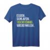 Essen Schlafen Tischtennis Wiederholen T-Shirt – Lustiges Geschenk für Tischtennisfans zu Geburtstag & Weihnachten