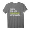 Essen Schlafen Tischtennis Wiederholen T-Shirt – Lustiges Geschenk für Tischtennisfans zu Geburtstag & Weihnachten