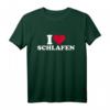 Ich liebe Schlafen T-Shirt – Bequeme Kleidung für Schlafliebhaber, Müde & Entspannte, Perfekt für Relax und Ruhe