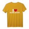Ich liebe Schlafen T-Shirt – Bequeme Kleidung für Schlafliebhaber, Müde & Entspannte, Perfekt für Relax und Ruhe