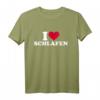 Ich liebe Schlafen T-Shirt – Bequeme Kleidung für Schlafliebhaber, Müde & Entspannte, Perfekt für Relax und Ruhe