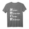 Essen Schlafen Anime Wiederholen T-Shirt - Lustiges Otaku Japanisches Graphic Shirt für Anime Fans & Geschenkideen