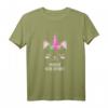 Mamas Schlafshirt mit Einhorn Katze - Süßes Schlaf-T-Shirt für Muttertag, Langschläfer & Schlafmützen
