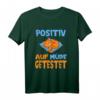 Mieze Katze Positiv auf müde getestet Schlaf T-Shirt – Lustiges Shirt für Katzenliebhaber & Morgenmuffel