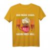 Der frühe Vogel kann mich mal Eule mit Schlafhut und Kaffee - Witziges T-Shirt für Spätschläfer, Nachtmenschen und Morgenmuffel