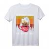 Der frühe Vogel kann mich mal Eule mit Schlafhut und Kaffee - Witziges T-Shirt für Spätschläfer, Nachtmenschen und Morgenmuffel
