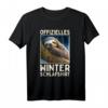 Faultier Offizielles Winter Schlafshirt - Gemütliches Weihnachts- und Schlafshirt für Damen und Herren, Perfekt als Faultier Geschenk zu Weihnachten