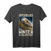 Faultier Offizielles Winter Schlafshirt - Gemütliches Weihnachts- und Schlafshirt für Damen und Herren, Perfekt als Faultier Geschenk zu Weihnachten