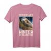Faultier Offizielles Winter Schlafshirt - Gemütliches Weihnachts- und Schlafshirt für Damen und Herren, Perfekt als Faultier Geschenk zu Weihnachten