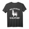 Faultier Alpaka Schlafshirt - Lustiges und Bequemes Nachtshirt für Damen, perfekt für Tierliebhaberinnen & Schlafkomfort