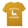 Faultier Alpaka Schlafshirt - Lustiges und Bequemes Nachtshirt für Damen, perfekt für Tierliebhaberinnen & Schlafkomfort