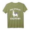 Faultier Alpaka Schlafshirt - Lustiges und Bequemes Nachtshirt für Damen, perfekt für Tierliebhaberinnen & Schlafkomfort
