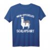 Faultier Alpaka Schlafshirt - Lustiges und Bequemes Nachtshirt für Damen, perfekt für Tierliebhaberinnen & Schlafkomfort