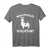 Faultier Alpaka Schlafshirt - Lustiges und Bequemes Nachtshirt für Damen, perfekt für Tierliebhaberinnen & Schlafkomfort