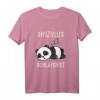 Lustiger Panda Schlafanzug - Bequemes Schlaf T-Shirt für süße Träume, Nickerchen & als Geschenk zu Weihnachten oder Geburtstag