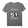 Lustiger Panda Schlafanzug - Bequemes Schlaf T-Shirt für süße Träume, Nickerchen & als Geschenk zu Weihnachten oder Geburtstag
