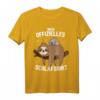 Mein Offizielles Schlafshirt mit Faultier und Koala - Lustiges Kawaii Tier-Design für entspannte Tage & perfekte Geschenkidee