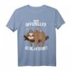 Mein Offizielles Schlafshirt mit Faultier und Koala - Lustiges Kawaii Tier-Design für entspannte Tage & perfekte Geschenkidee
