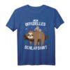 Mein Offizielles Schlafshirt mit Faultier und Koala - Lustiges Kawaii Tier-Design für entspannte Tage & perfekte Geschenkidee