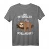 Mein Offizielles Schlafshirt mit Faultier und Koala - Lustiges Kawaii Tier-Design für entspannte Tage & perfekte Geschenkidee