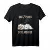 Offizielles Süßes Schlafendes Lama Alpaka Schlafanzug Schlaf T-Shirt – Lustiges Geschenk für Schlafmützen, Langschläfer & Entspannungskünstler