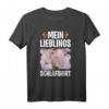 Mein Lieblings Schlafshirt Teacup Schwein Minischwein - Lustiges Geschenk für Nachteulen, Langschläfer & Schlaf-Fans zu Weihnachten, Vatertag & Geburtstag