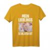 Mein Lieblings Schlafshirt Teacup Schwein Minischwein - Lustiges Geschenk für Nachteulen, Langschläfer & Schlaf-Fans zu Weihnachten, Vatertag & Geburtstag