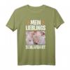 Mein Lieblings Schlafshirt Teacup Schwein Minischwein - Lustiges Geschenk für Nachteulen, Langschläfer & Schlaf-Fans zu Weihnachten, Vatertag & Geburtstag