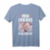 Mein Lieblings Schlafshirt Teacup Schwein Minischwein - Lustiges Geschenk für Nachteulen, Langschläfer & Schlaf-Fans zu Weihnachten, Vatertag & Geburtstag