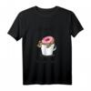 Lustiges Schlaf T-Shirt mit Donut Design – Perfekt für Langschläfer, Süßigkeitenfans & als Geschenk zu Weihnachten oder Geburtstag