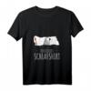 Damen Schlafshirt mit Graupapagei Motiv - Bequemes V-Ausschnitt Schlafshirt für Vogel Liebhaber, Morgenmuffel & Tierfans