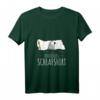 Damen Schlafshirt mit Graupapagei Motiv - Bequemes V-Ausschnitt Schlafshirt für Vogel Liebhaber, Morgenmuffel & Tierfans