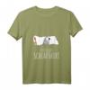 Damen Schlafshirt mit Graupapagei Motiv - Bequemes V-Ausschnitt Schlafshirt für Vogel Liebhaber, Morgenmuffel & Tierfans