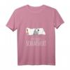 Damen Schlafshirt mit Graupapagei Motiv - Bequemes V-Ausschnitt Schlafshirt für Vogel Liebhaber, Morgenmuffel & Tierfans