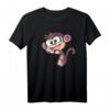 Affe Äffchen Liebhaber Kuschel Schlaf T-Shirt - Lustiges Tiergeschenk für Tierliebhaber und Affenfans