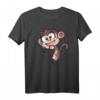 Affe Äffchen Liebhaber Kuschel Schlaf T-Shirt - Lustiges Tiergeschenk für Tierliebhaber und Affenfans