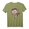 Affe Äffchen Liebhaber Kuschel Schlaf T-Shirt - Lustiges Tiergeschenk für Tierliebhaber und Affenfans