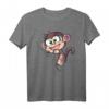 Affe Äffchen Liebhaber Kuschel Schlaf T-Shirt - Lustiges Tiergeschenk für Tierliebhaber und Affenfans